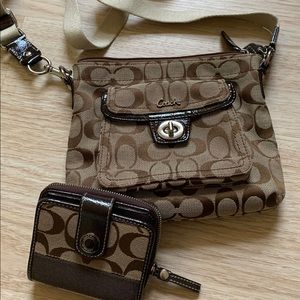 Coach Crossbody And Wallet - image 1